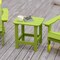 Flash Furniture Lime All-Weather Adirondack Side Table JJ-T14001-LM-GG - alternate 1
